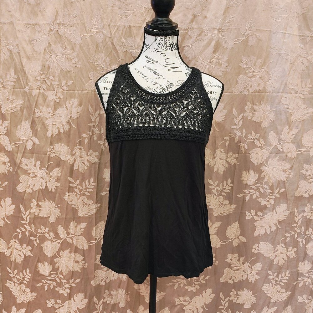 Loft Crochet Style Tank Top, Size M, Used